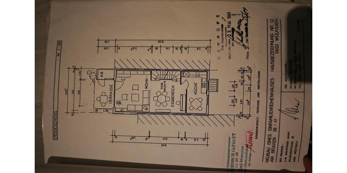 Reihenhaus Wülfrath - 4 Zimmer, 118 m&sup2;, 450.000&euro; | Angebot:27607500