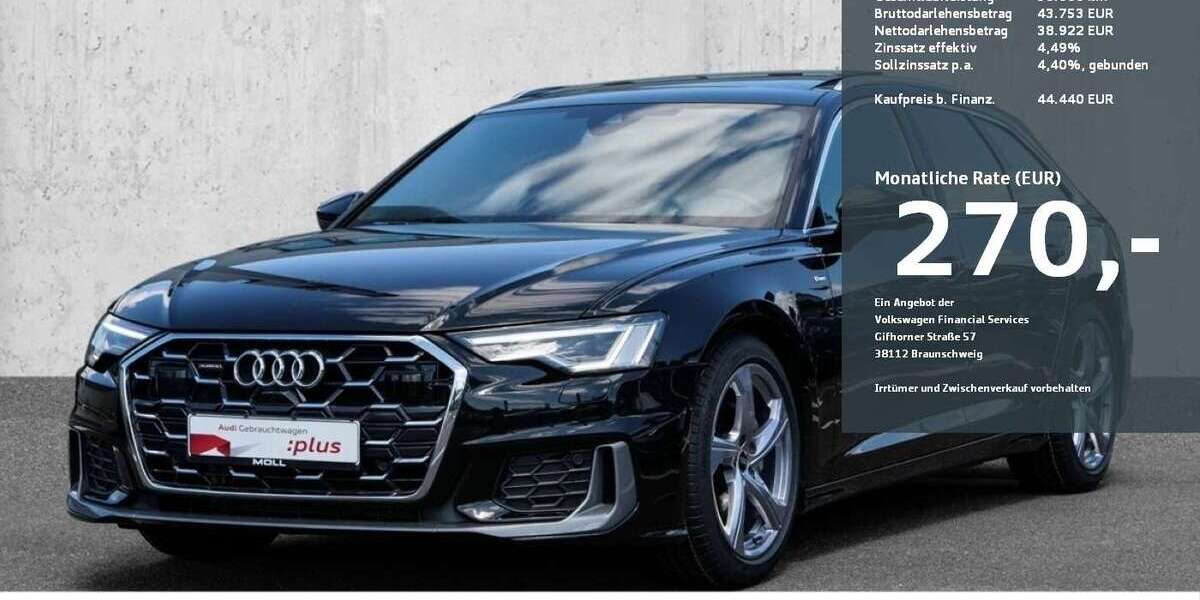 Audi A6 38.180 km 43.840 € Düsseldorf 40549