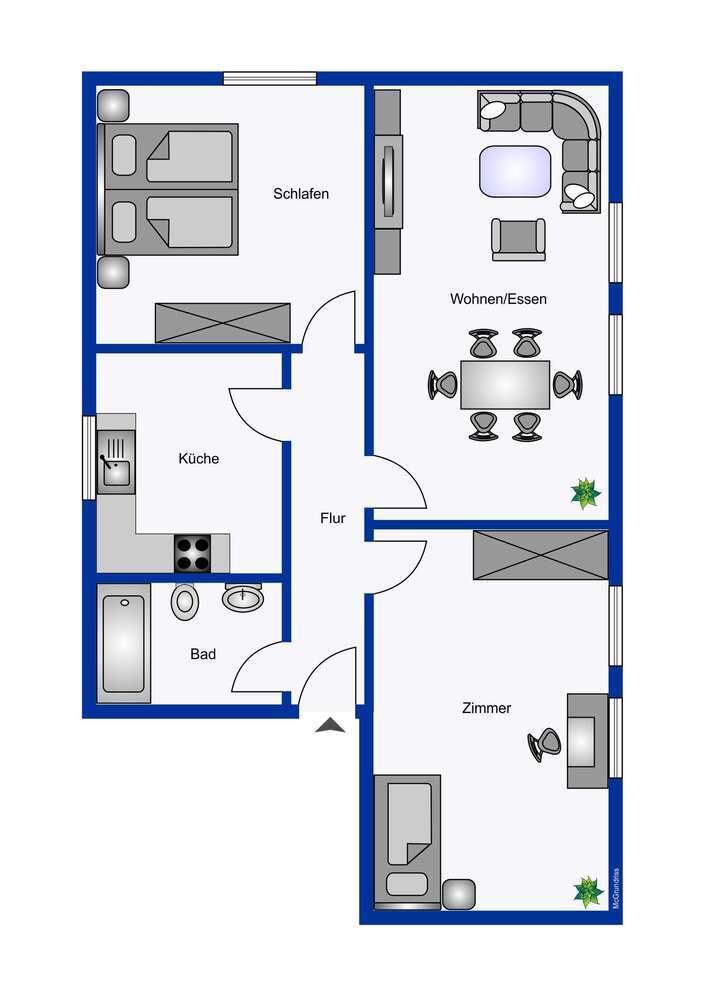 Wohnung zum Mieten in Hilden 890 € 70 m²