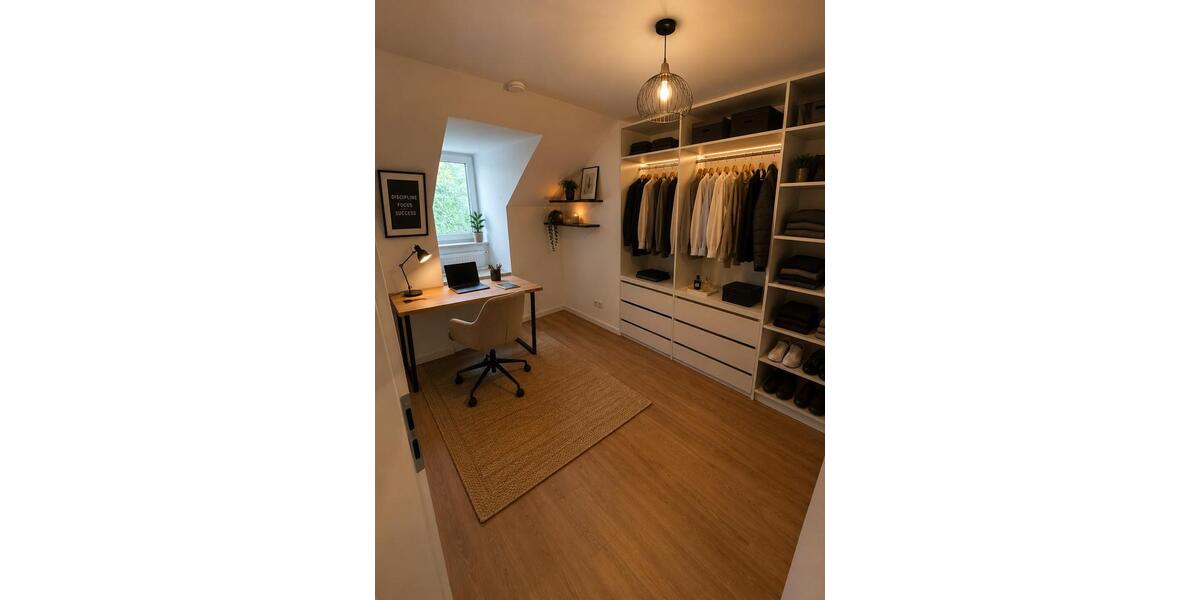 Dachgeschoßwohnung Düsseldorf Oberbilk - 2.5 Zimmer, 49 m&sup2;, 1.000&euro; | Angebot:27594691