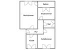 Erdgeschoßwohnung Düsseldorf Stadtbezirk 6 - 3 Zimmer, 70 m&sup2;, 885&euro; | Angebot:26595991