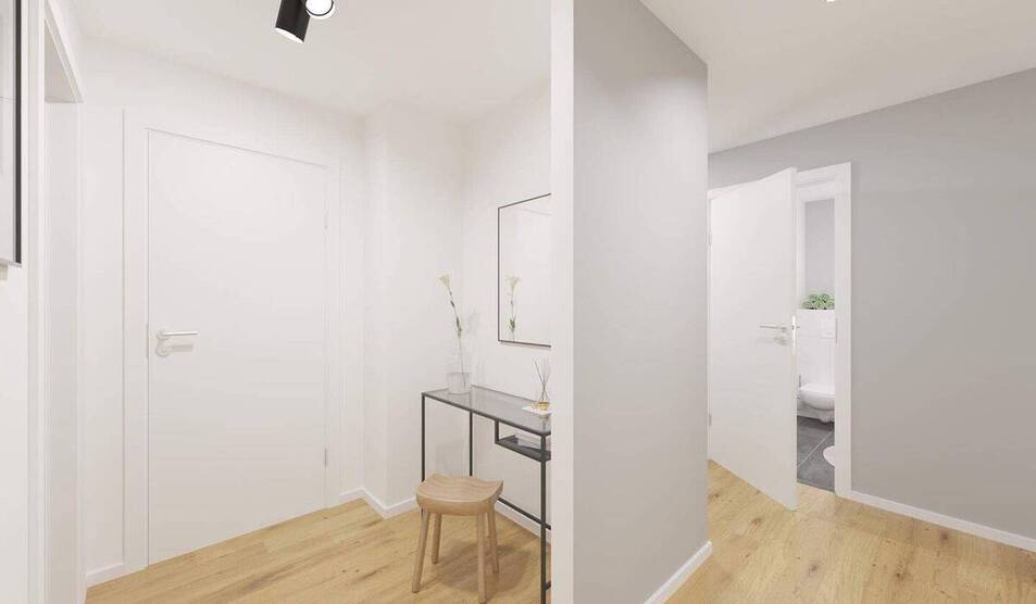 Moderne, barrierefreie Wohnung mit Bad, Gäste-WC und Loggia 4 zimmer