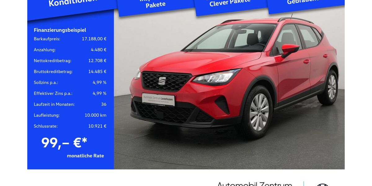 Seat Arona 29.979 km 17.180 &euro; Leverkusen 51379