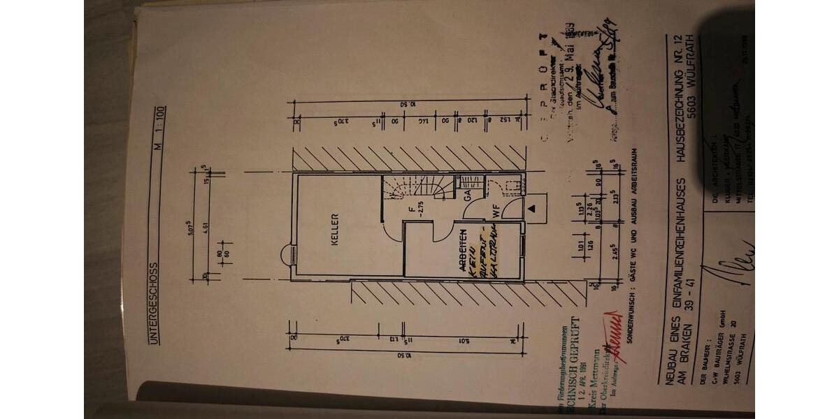 Reihenhaus Wülfrath - 4 Zimmer, 118 m&sup2;, 450.000&euro; | Angebot:27607500