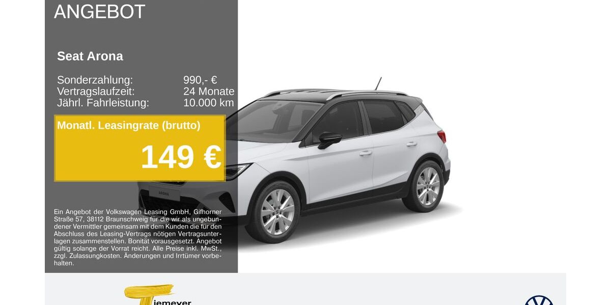 Seat Arona 21.287 km 23.100 &euro; Remscheid 42897