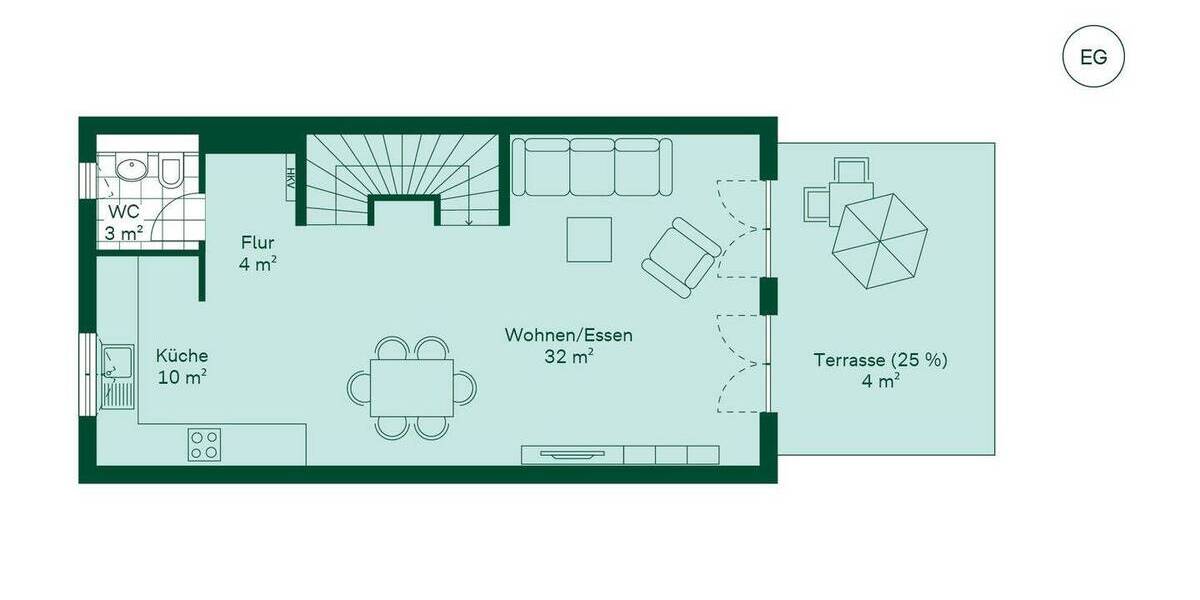 Reihenmittelhaus Wülfrath Innenstadt - 4 Zimmer, 113 m&sup2;, 529.900&euro; | Angebot:24113005