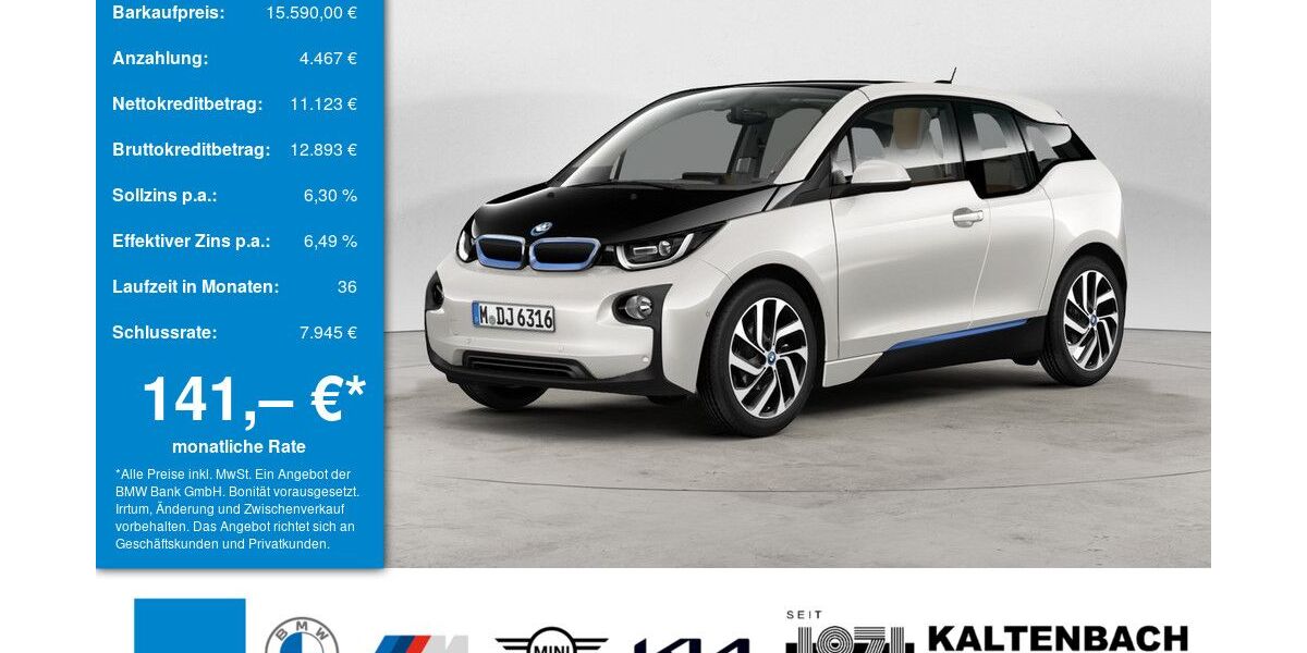 BMW i3 82.779 km 15.290 &euro; Remscheid 42897