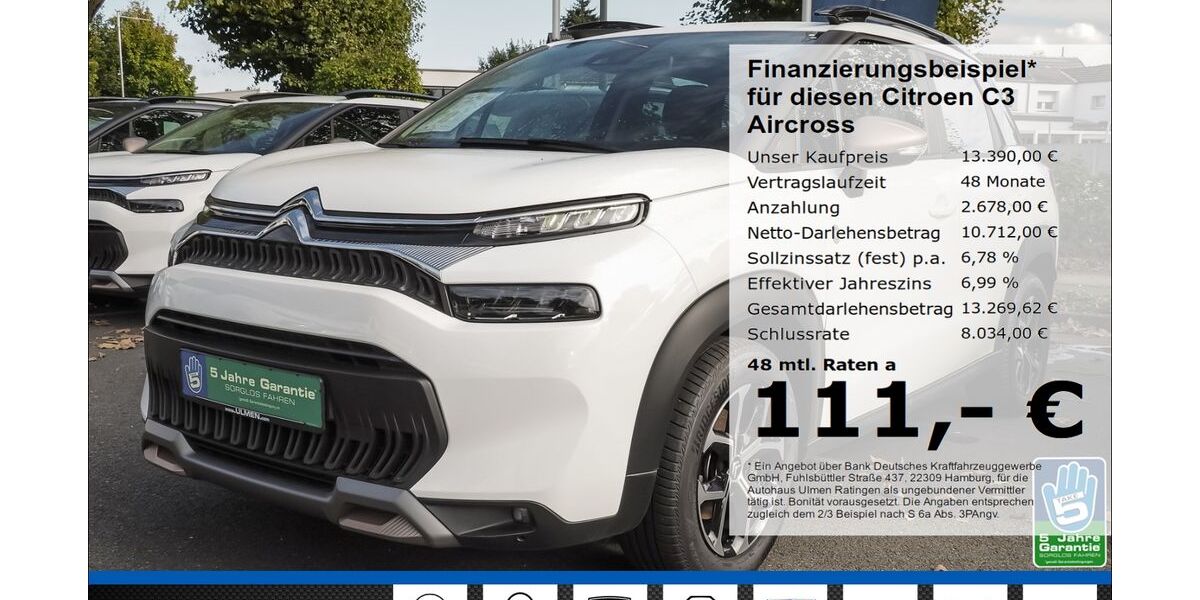 Citroen C3 Aircross 15.295 km 13.390 € Ratingen 40880