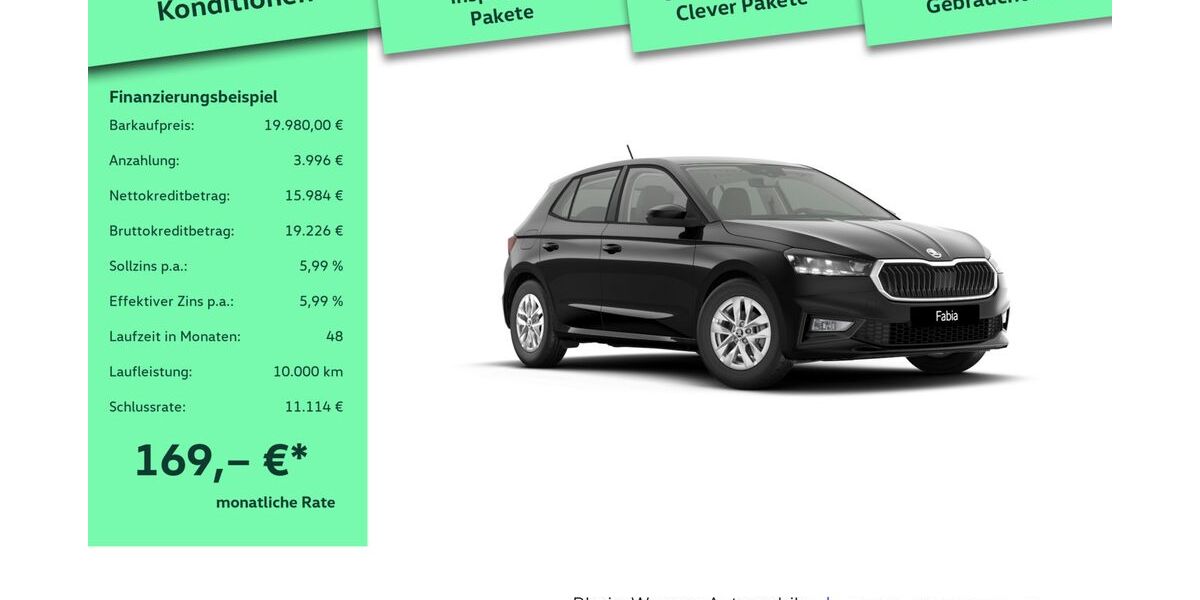 Skoda Fabia 1.009 km 18.980 &euro; Leverkusen 51379