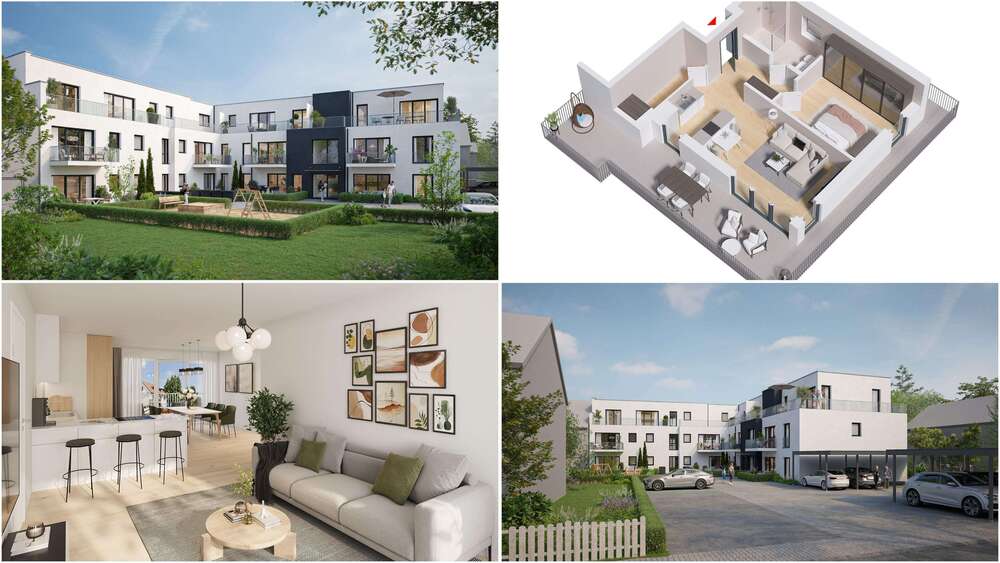 Etagenwohnung Bergisch Gladbach Frankenforst - 2 Zimmer, 67 m&sup2;, 415.000&euro; | Angebot:24815866