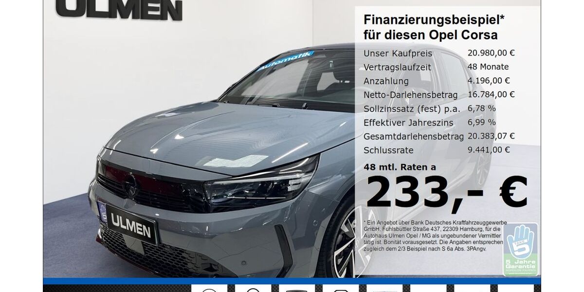 Opel Corsa 9.020 km 19.999 &euro; Düsseldorf 40231