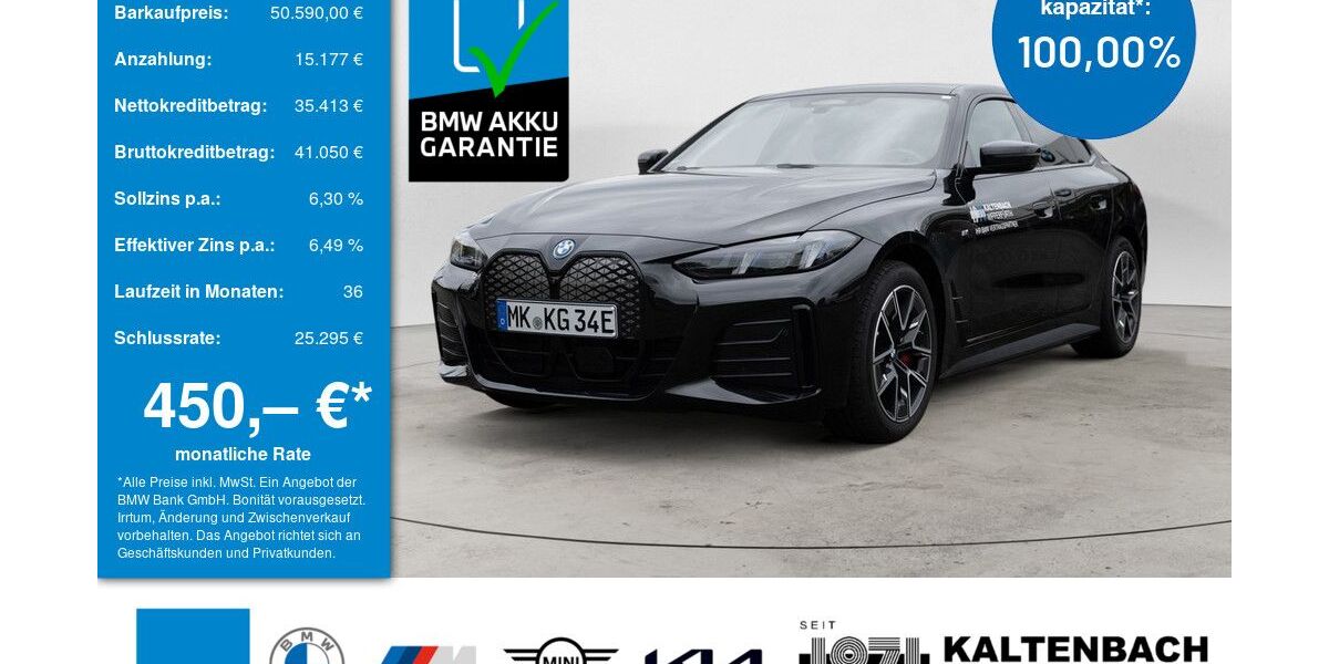 BMW i4 23.500 km 50.590 &euro; Wipperfürth/Hämmern 51688