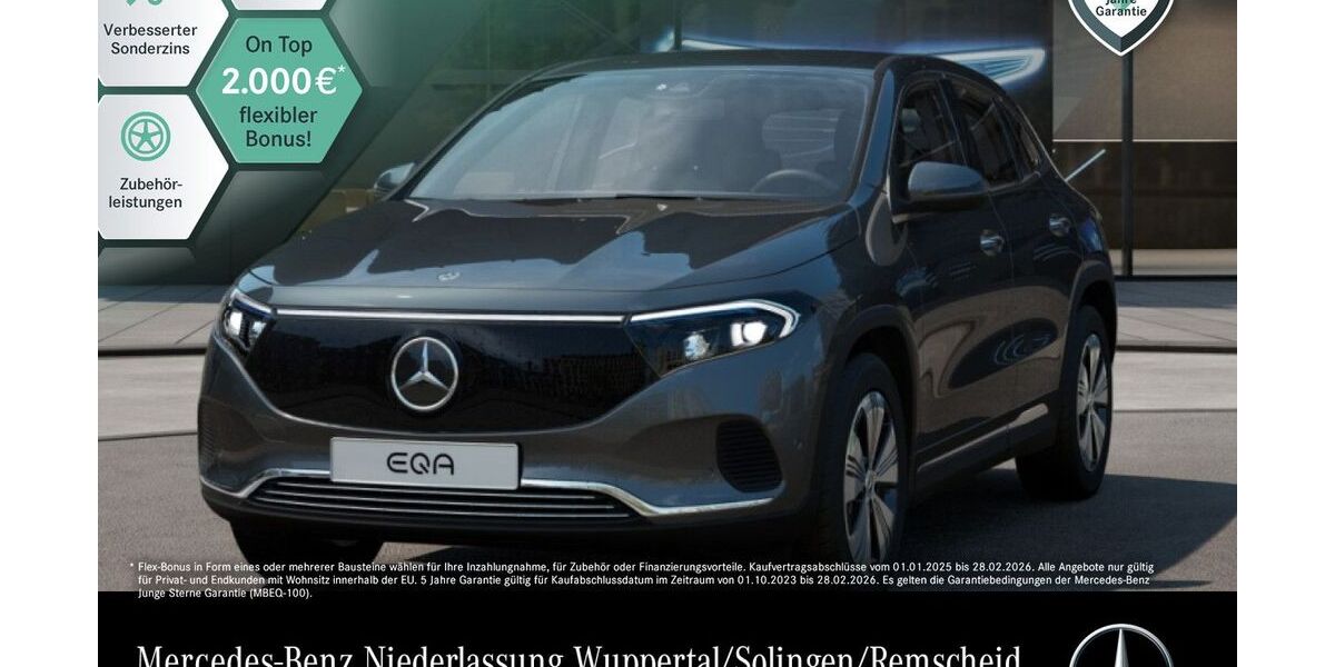 Mercedes-Benz EQA 13.754 km 35.490 € Wuppertal 42115