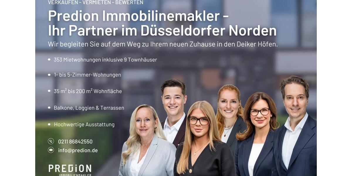 Erdgeschoßwohnung Düsseldorf Stadtbezirk 5 - 5 Zimmer, 131 m&sup2;, 2.630&euro; | Angebot:26548243