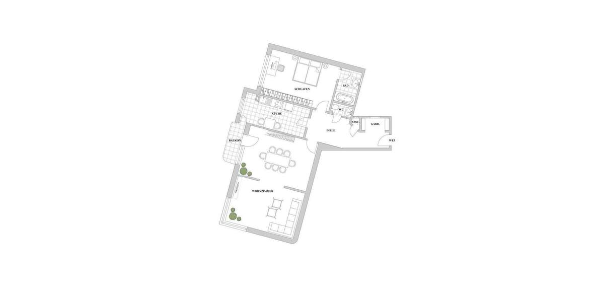 Etagenwohnung Düsseldorf Düsseltal - 3 Zimmer, 99 m&sup2;, 530.000&euro; | Angebot:24596082