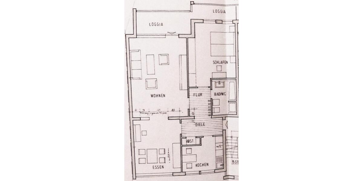 Etagenwohnung Ratingen Homberg - 3.5 Zimmer, 96 m&sup2;, 1.100&euro; | Angebot:26597849
