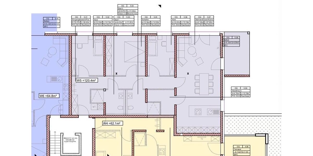 Etagenwohnung Burscheid - 4 Zimmer, 119 m&sup2;, 1.547&euro; | Angebot:26462832