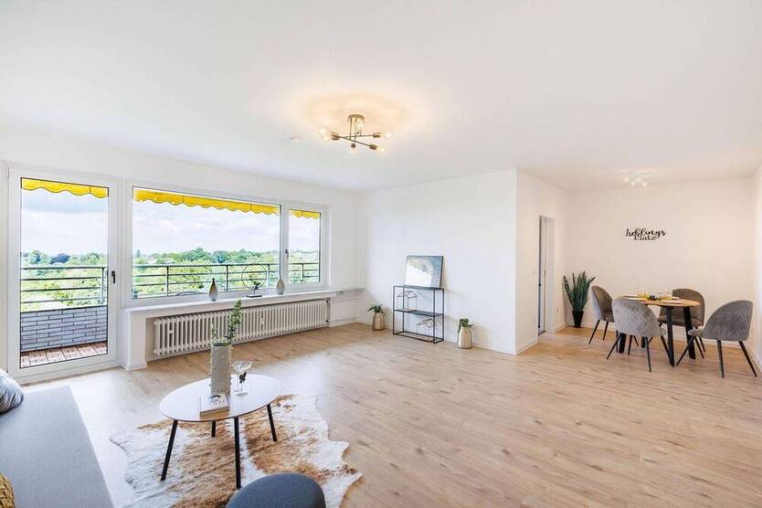 Stilvolle 3,5 Zim. Wohnung mit Balkon und TG Stellplatz in SG-Wald. Provisionsfrei zu erwerben!