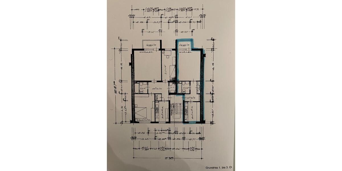 Etagenwohnung Köln Kalk - 1 Zimmer, 42 m&sup2;, 820&euro; | Angebot:24527843