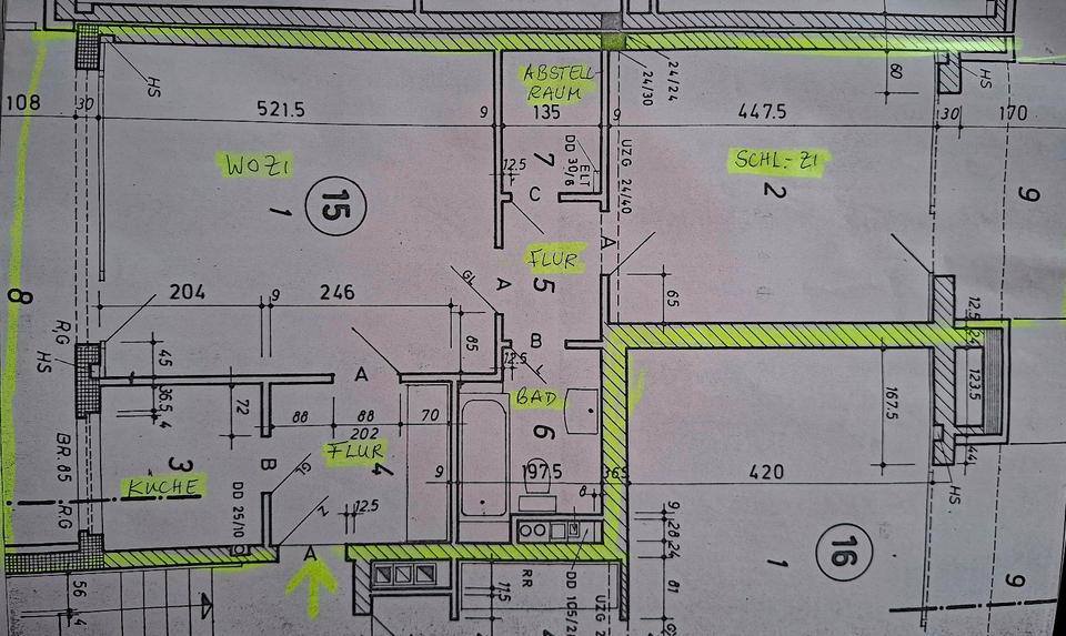 Etagenwohnung Düsseldorf Lörick - 1 Zimmer, 67 m&sup2;, 359.000&euro; | Angebot:24816187