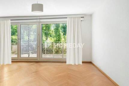 Großzügige 3-Zimmer-Wohnung mit 2 Balkonen und Tiefgaragenstellplatz - stilvoll wohnen am Waldrand 3 zimmer