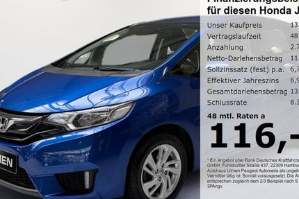Honda Jazz 48.500 km 13.980 &euro; Düsseldorf 40233