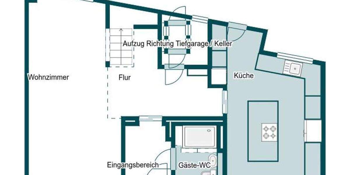 Reihenmittelhaus Düsseldorf Bilk - 4 Zimmer, 146 m&sup2;, 1.455.000&euro; | Angebot:24648421