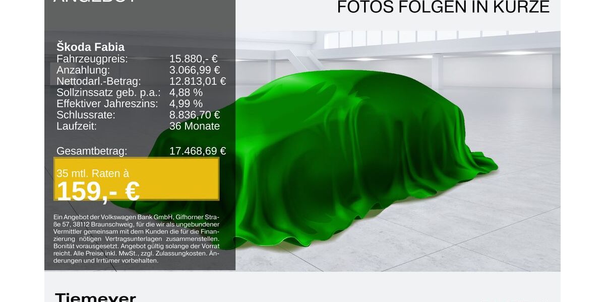 Skoda Fabia 38.359 km 15.610 &euro; Remscheid 42857