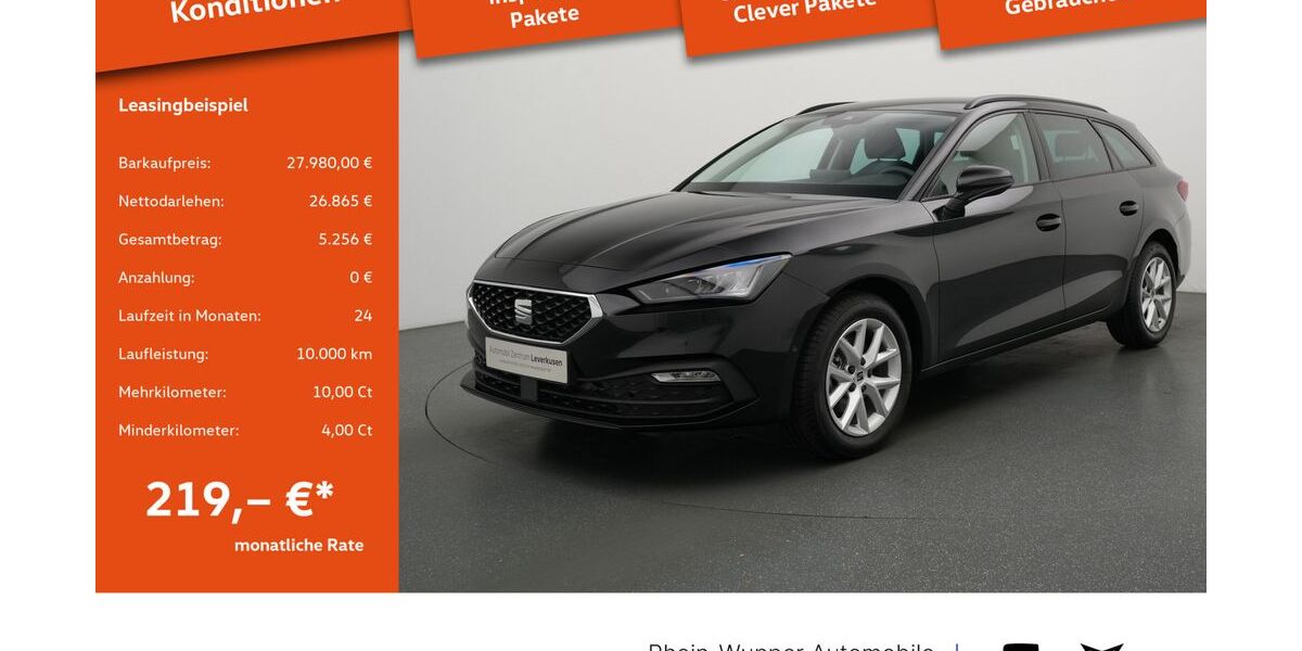 Seat Leon 3.998 km 27.680 &euro; Leverkusen 51373
