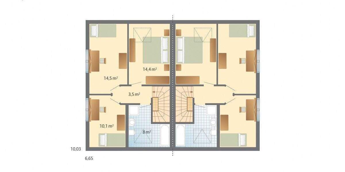 Doppelhaushälfte Düsseldorf Unterrath - 4 Zimmer, 121 m&sup2;, 796.300&euro; | Angebot:24907194