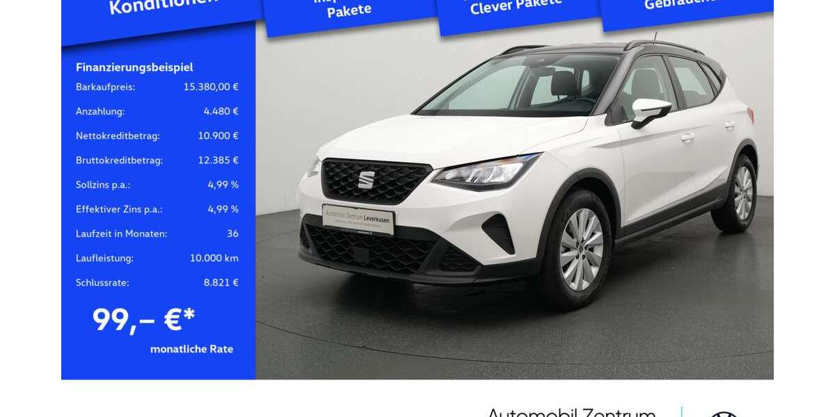 Seat Arona 21.856 km 15.380 &euro; Leverkusen 51379