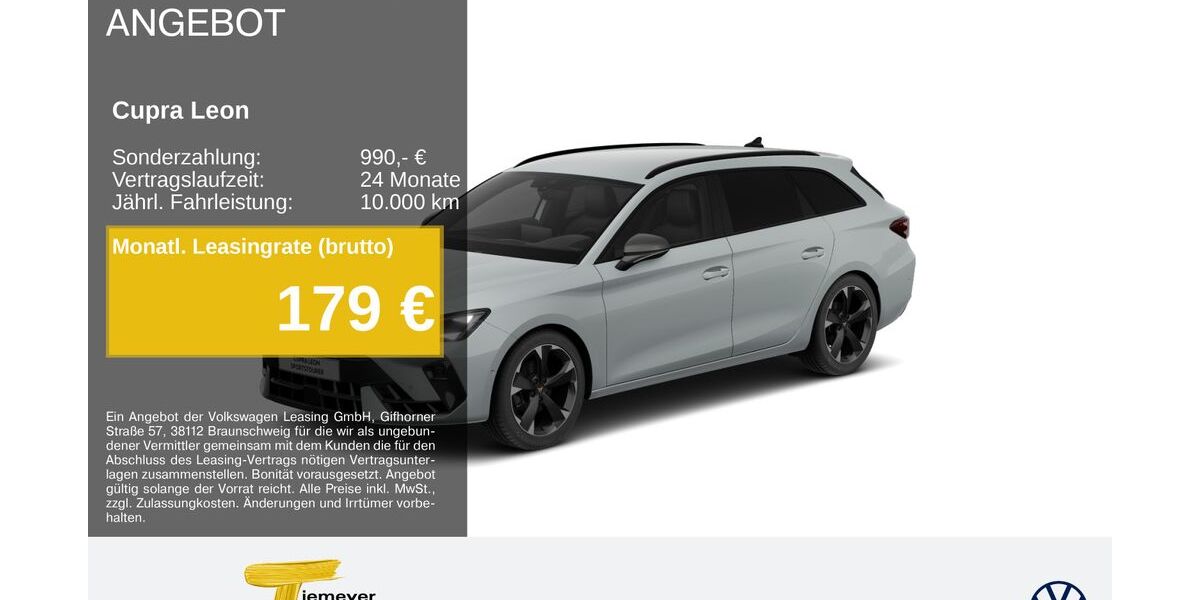 Cupra Leon 19.082 km 29.680 &euro; Remscheid 42897