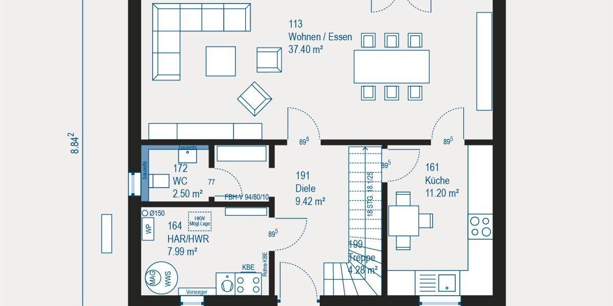 Ihr individuelles Traumhaus: allkauf Home 6 - großzügiges Wohnen zum attraktiven Einstiegspreis - 5.5 oder mehr Ratingen Breitscheid Breitscheid | Angebot:27668203