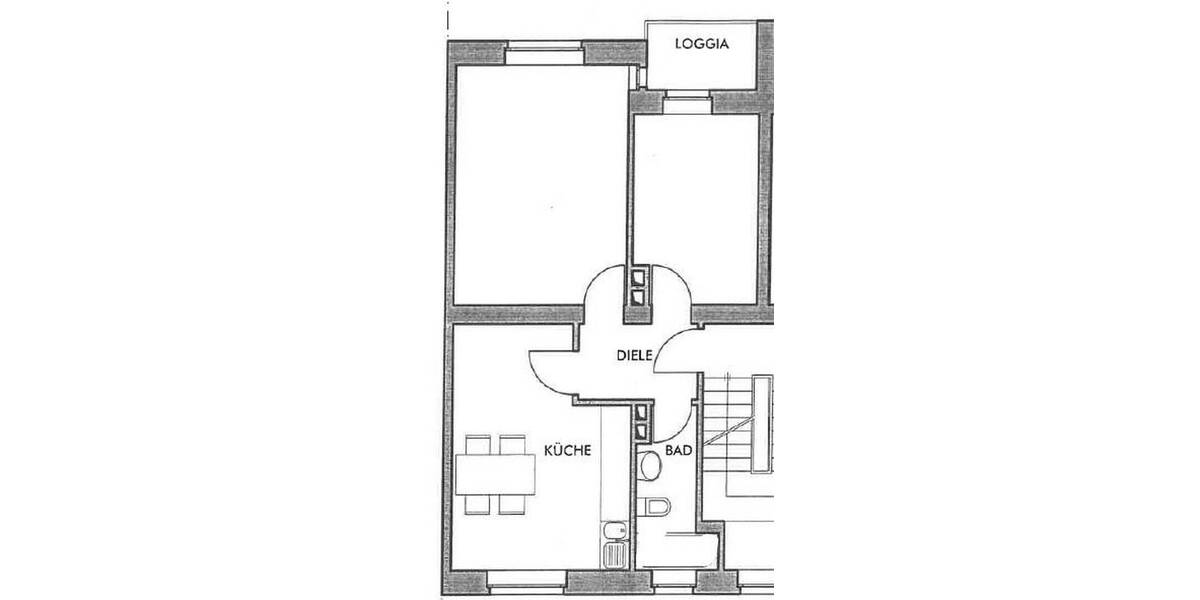 Etagenwohnung Düsseldorf Unterbilk - 2 Zimmer, 55 m&sup2;, 365.000&euro; | Angebot:26486913
