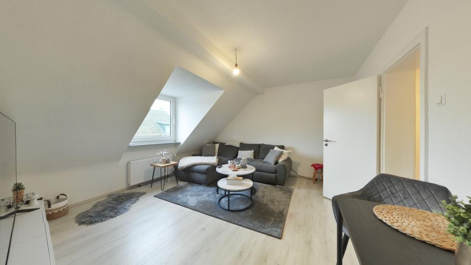 Dachgeschoßwohnung Ratingen Tiefenbroich - 2 Zimmer, 47 m&sup2;, 69.000&euro; | Angebot:26619846