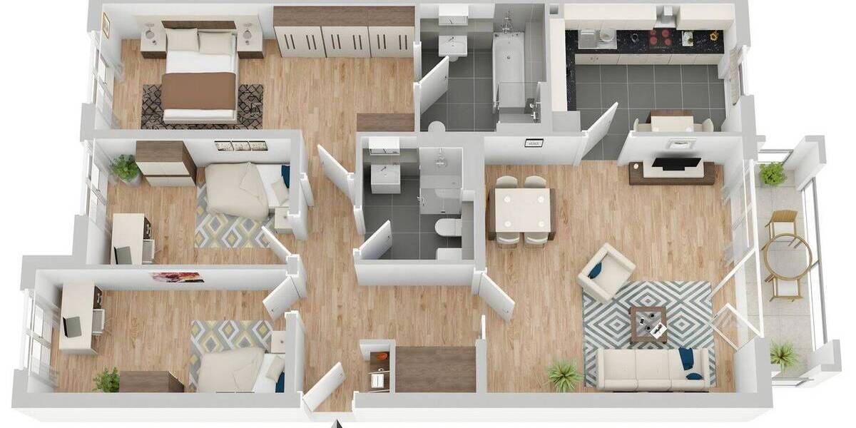 Top-Investment in Düsseldorf-Oberkassel: Moderne 4-Zimmer-Wohnungen - Einzelverkauf möglich 4 zimmer