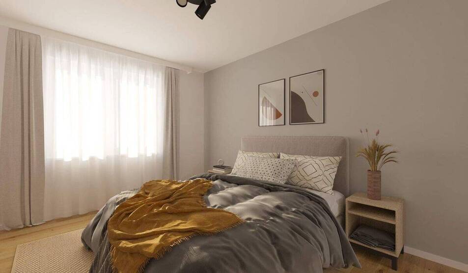 Moderne, barrierefreie Wohnung mit Bad, Gäste-WC und Loggia 4 zimmer