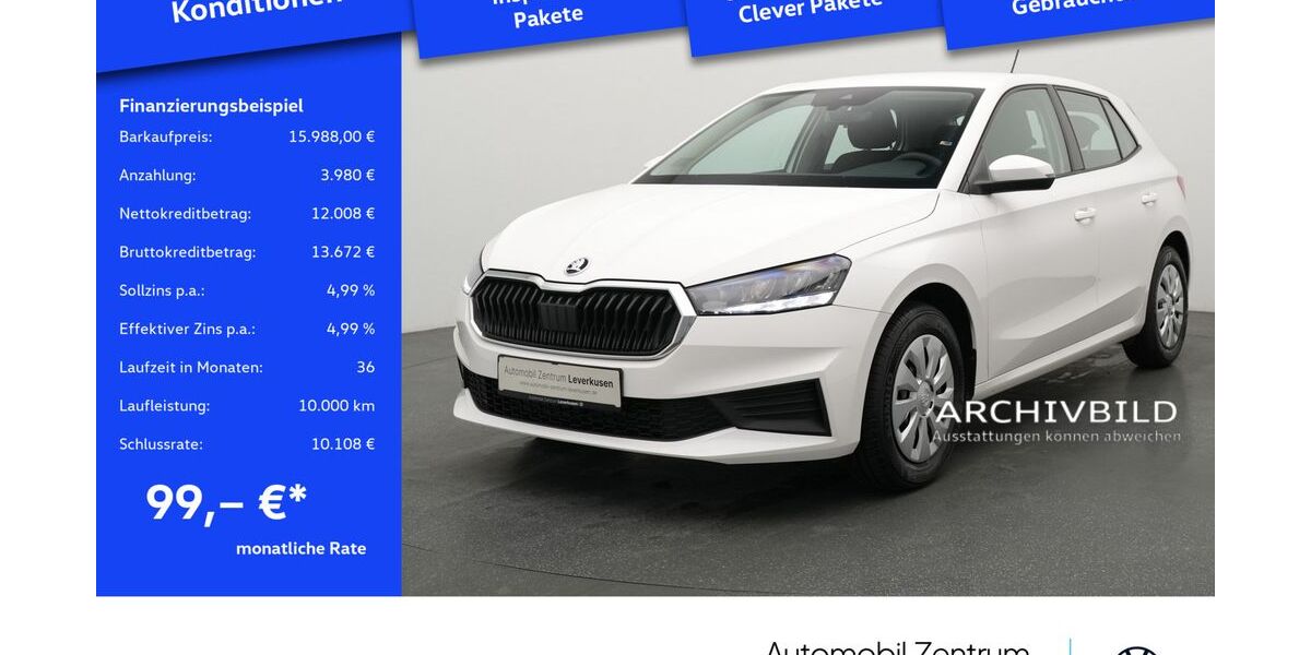 Skoda Fabia 31.969 km 15.988 &euro; Leverkusen 51379