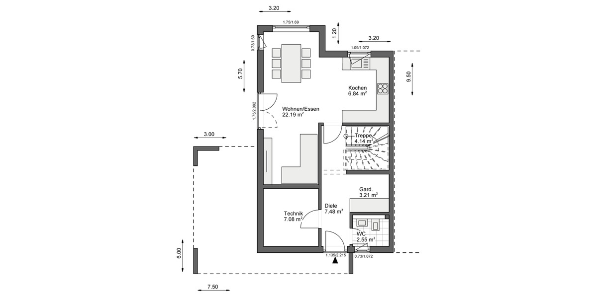 Doppelhaushälfte Leverkusen Bergisch Neukirchen - 3 Zimmer, 100 m&sup2;, 409.500&euro; | Angebot:26155901