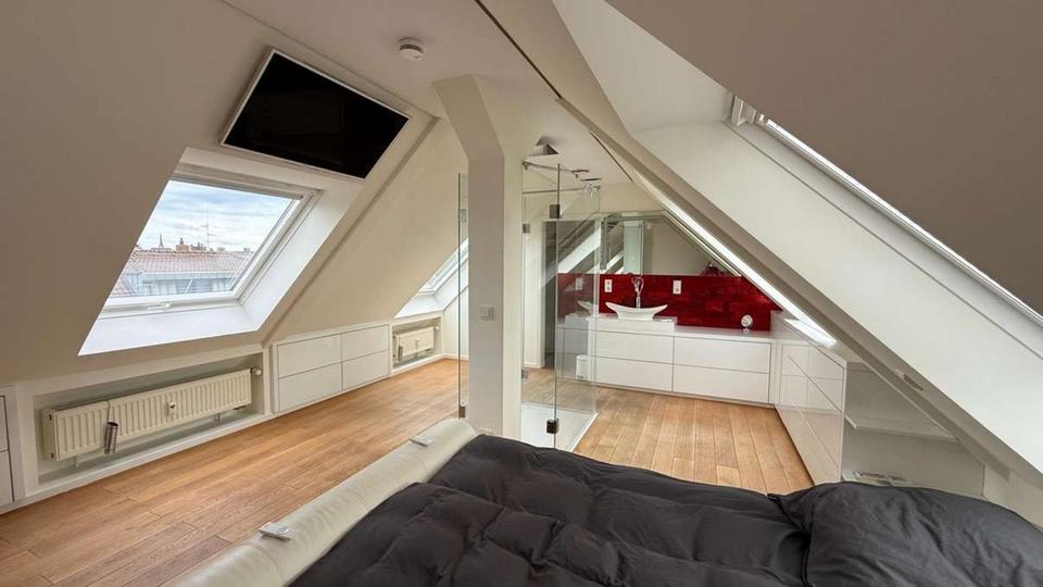 Dachgeschoßwohnung Essen Stadtbezirk II - 1 Zimmer, 72 m&sup2;, 1.250&euro; | Angebot:25148843