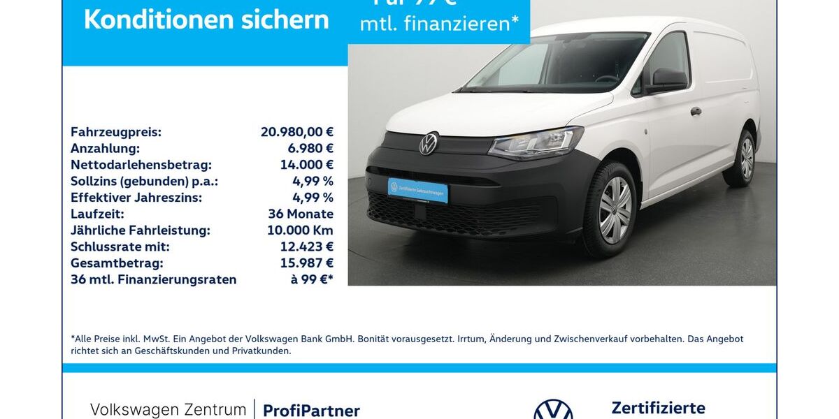 VW Caddy 28.245 km 20.480 &euro; Leverkusen 51379