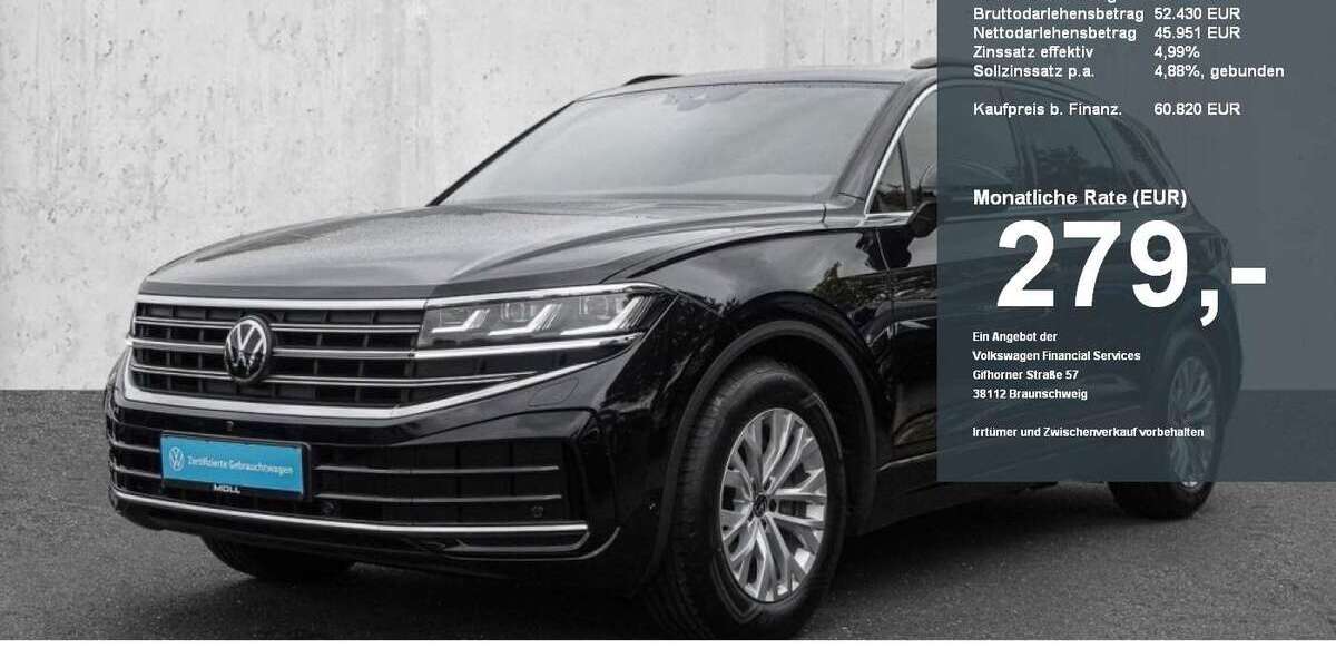 VW Touareg 9.890 km 60.820 &euro; Düsseldorf 40474