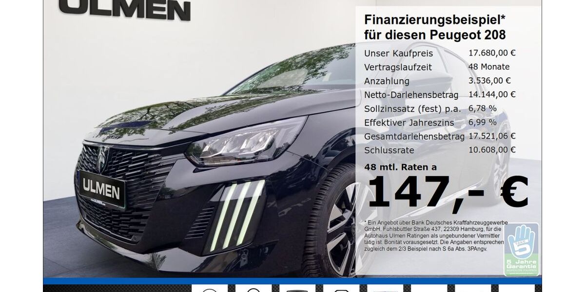 Peugeot 208 21.369 km 17.680 &euro; Ratingen 40880