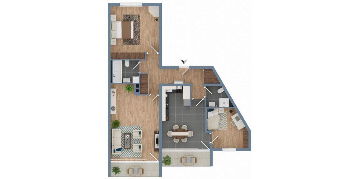 Etagenwohnung Ennepetal Voerde - 3 Zimmer, 101 m&sup2;, 165.000&euro; | Angebot:25835054