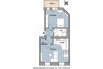 Etagenwohnung Düsseldorf Flingern Süd - 2 Zimmer, 67 m&sup2;, 1.125&euro; | Angebot:24723617