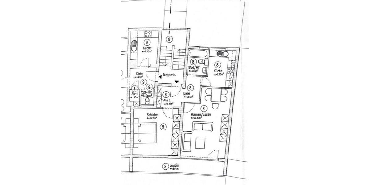 Etagenwohnung Wuppertal Gemarkung Elberfeld - 2 Zimmer, 61 m&sup2;, 146.000&euro; | Angebot:26962787
