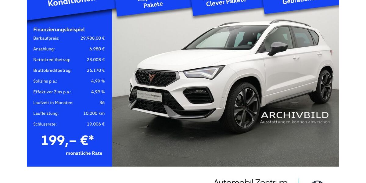 Cupra Ateca 31.580 km 29.988 &euro; Leverkusen 51379