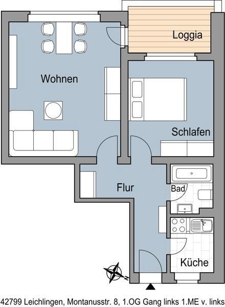 Gemütliche 2-Zi.-Wohnung mit Balkon! zimmer