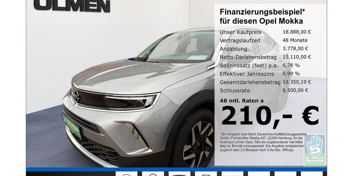 Opel Mokka 31.630 km 18.888 € Düsseldorf 40231