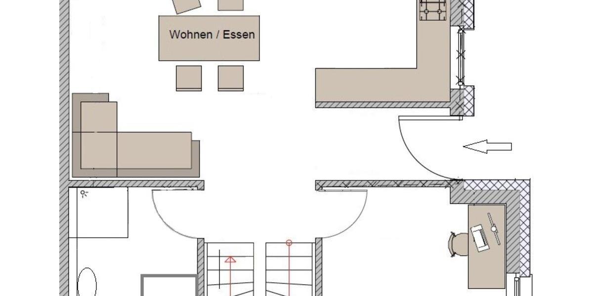 Doppelhaushälfte Essen Stadtbezirk VIII - 5.5 Zimmer, 134 m&sup2;, 2.350&euro; | Angebot:24130141